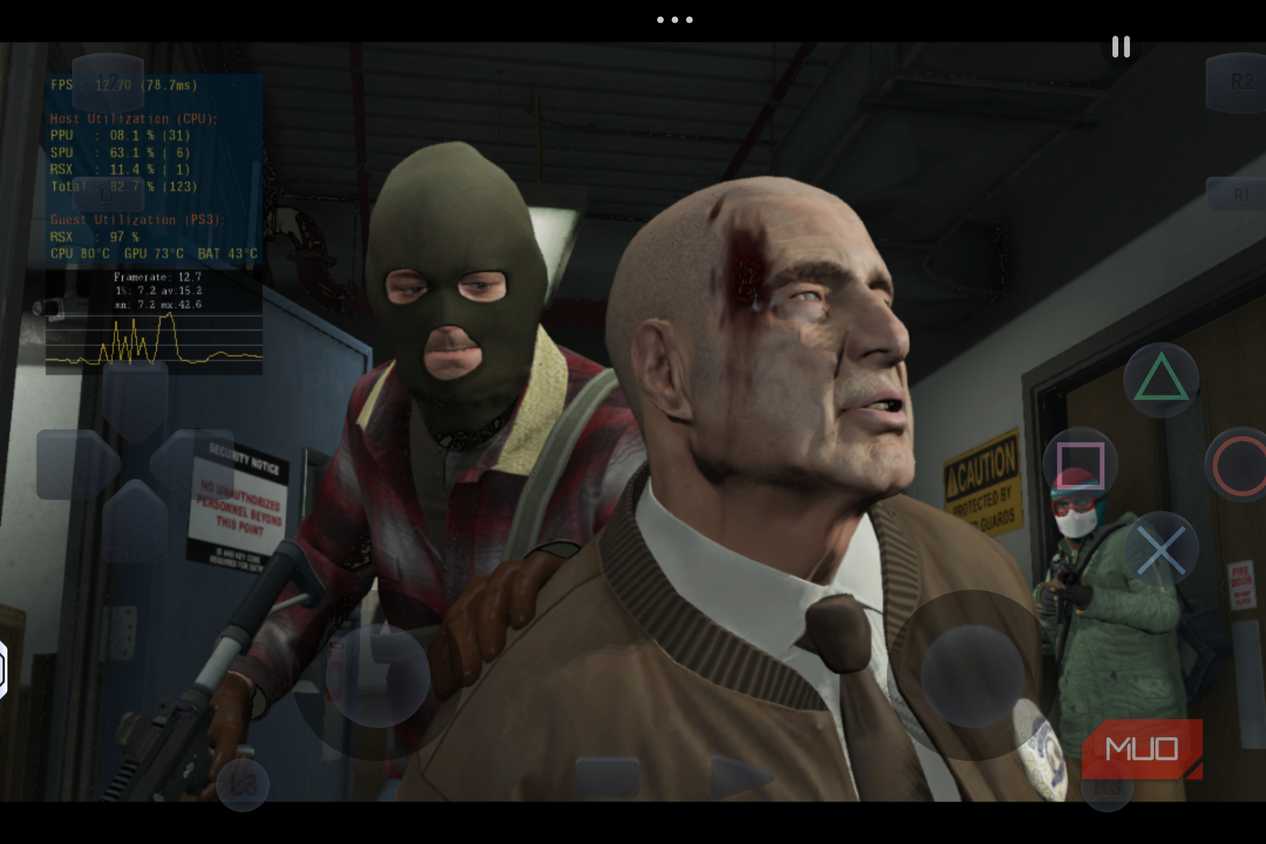 GTA 5 gameplay on ARMSX3