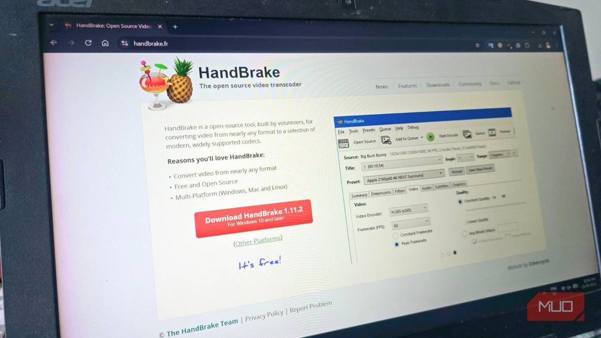 I was about to buy another hard drive until I ran my videos through HandBrake