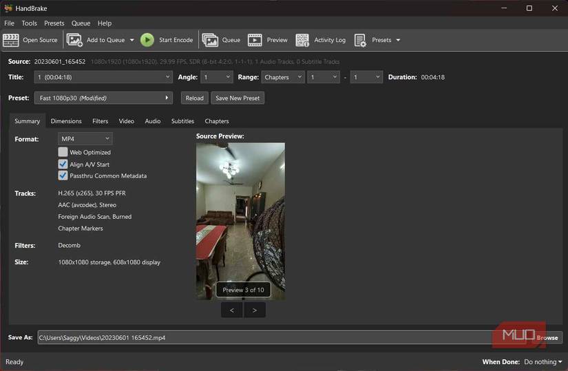 сжать видео в HandBrake — иллюстрация 6 к материалу сжать видео в HandBrake — иллюстрация 6 к материалу