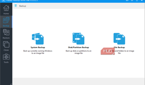 Hasleo system backuo menu