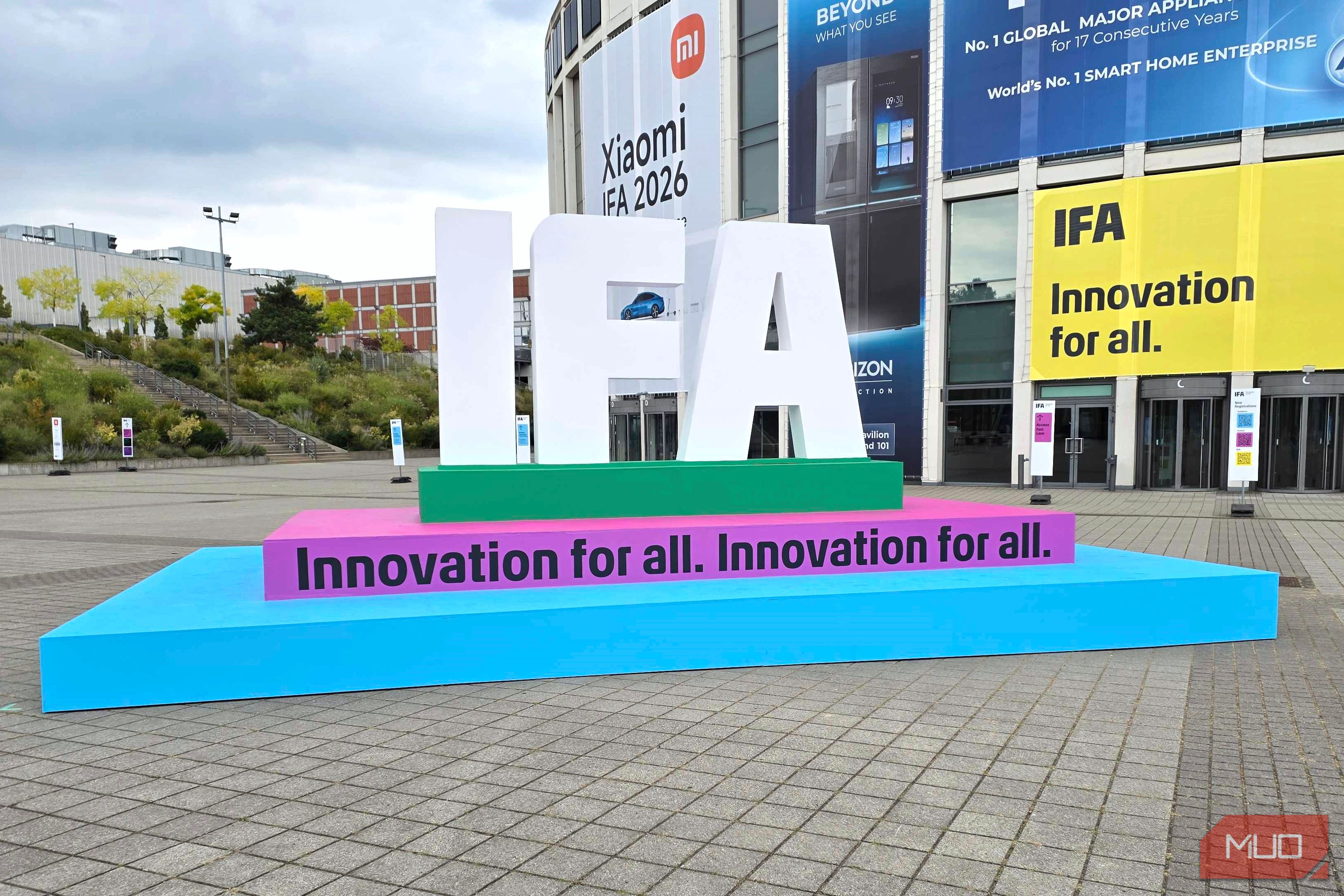 ifa 2026 logo in front of messe berlin.