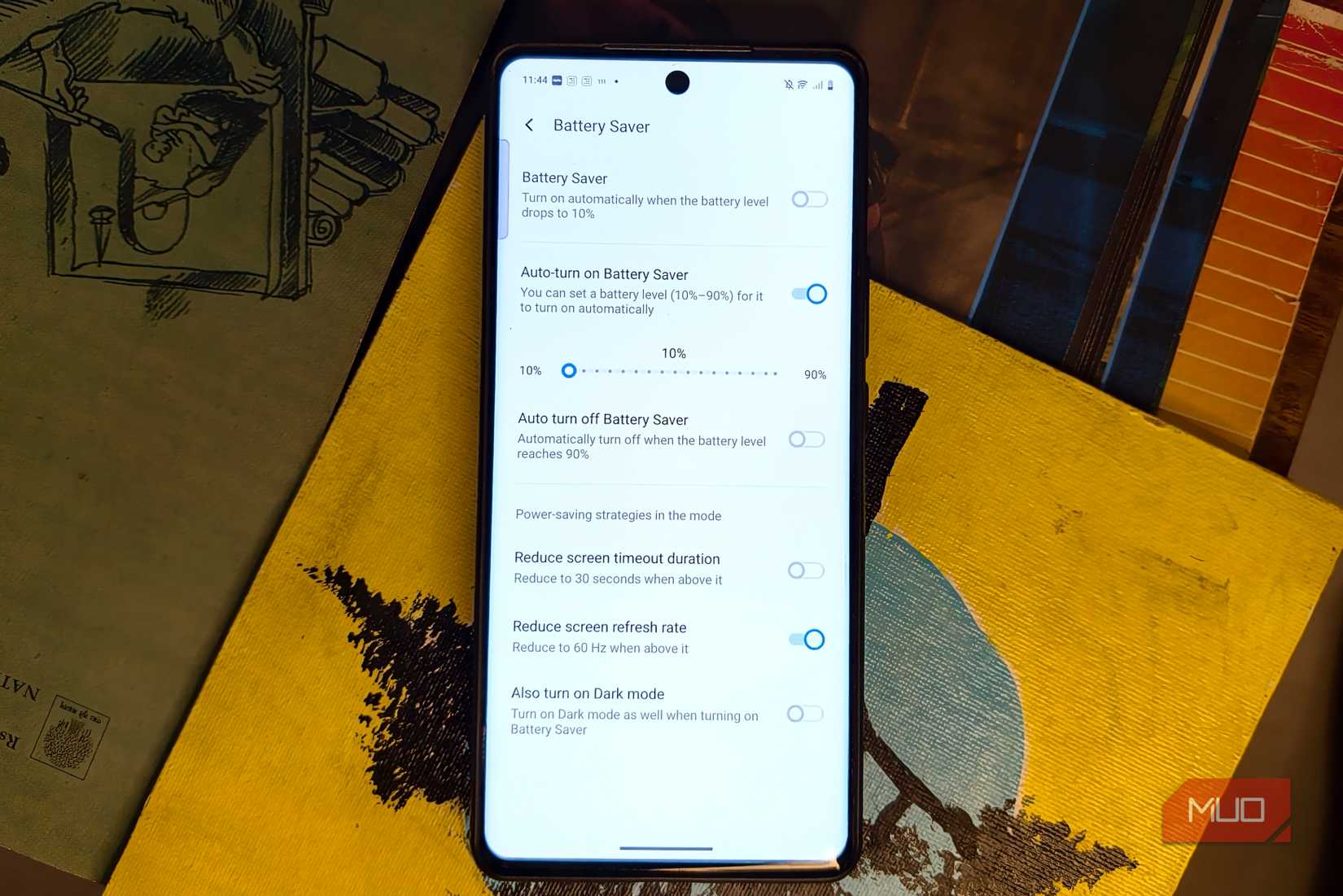 battery settings on the vivo x100