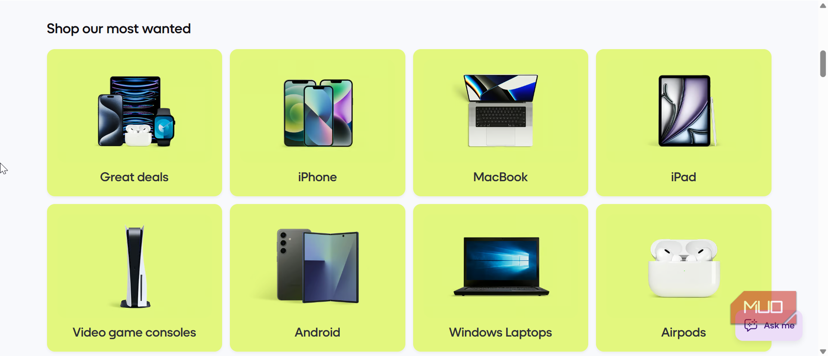Items on Back Market