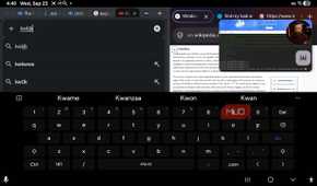 keyboard issues tab A11