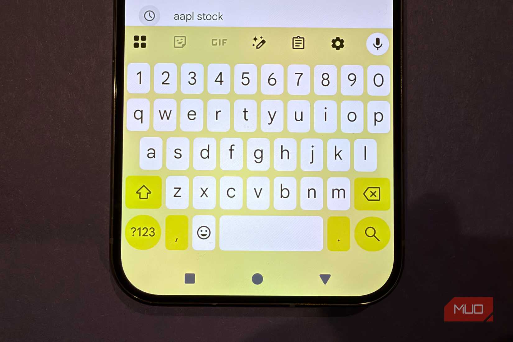 keyboard with android buttons
