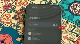 Location services page on Google Pixel 11