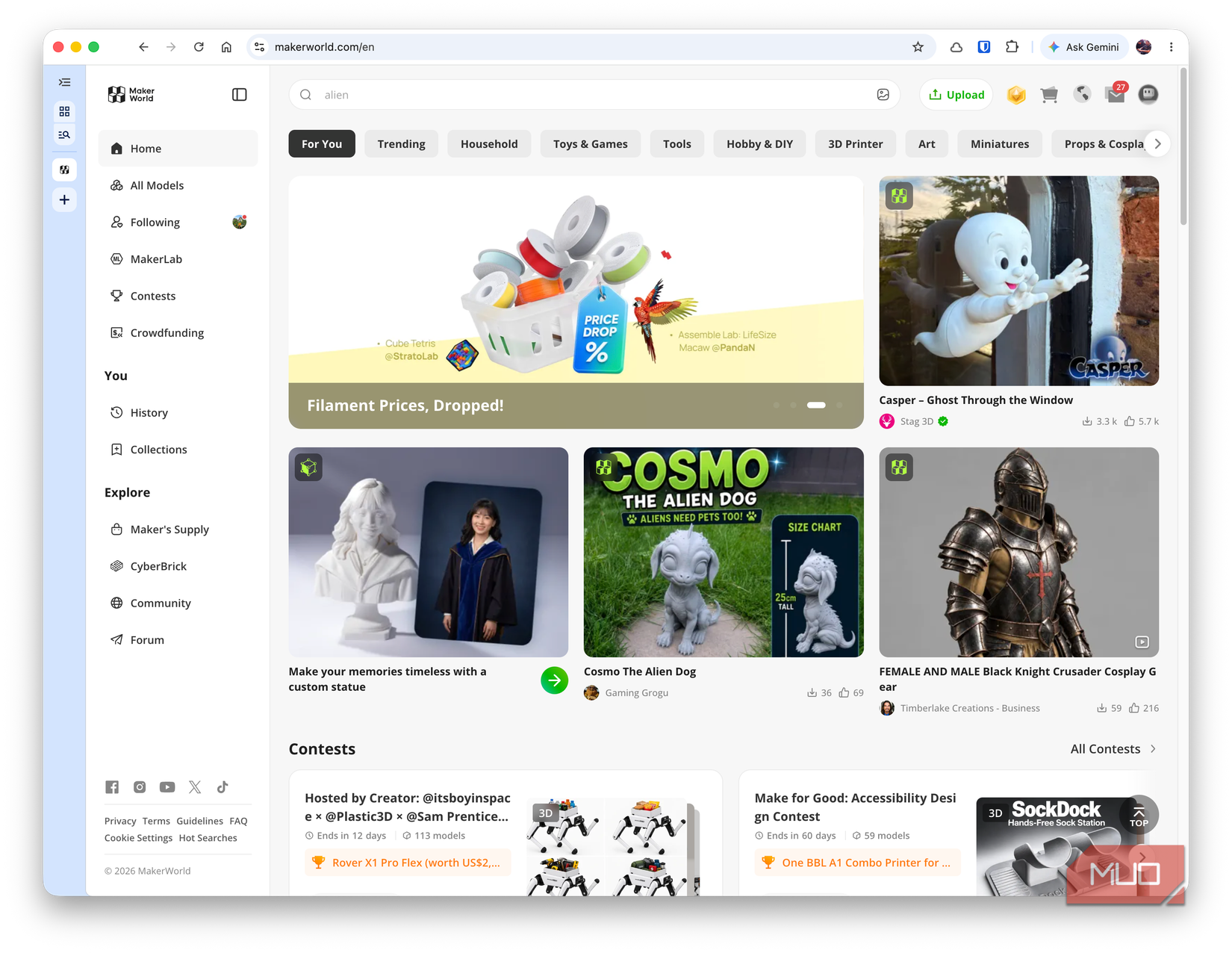 makerworld website