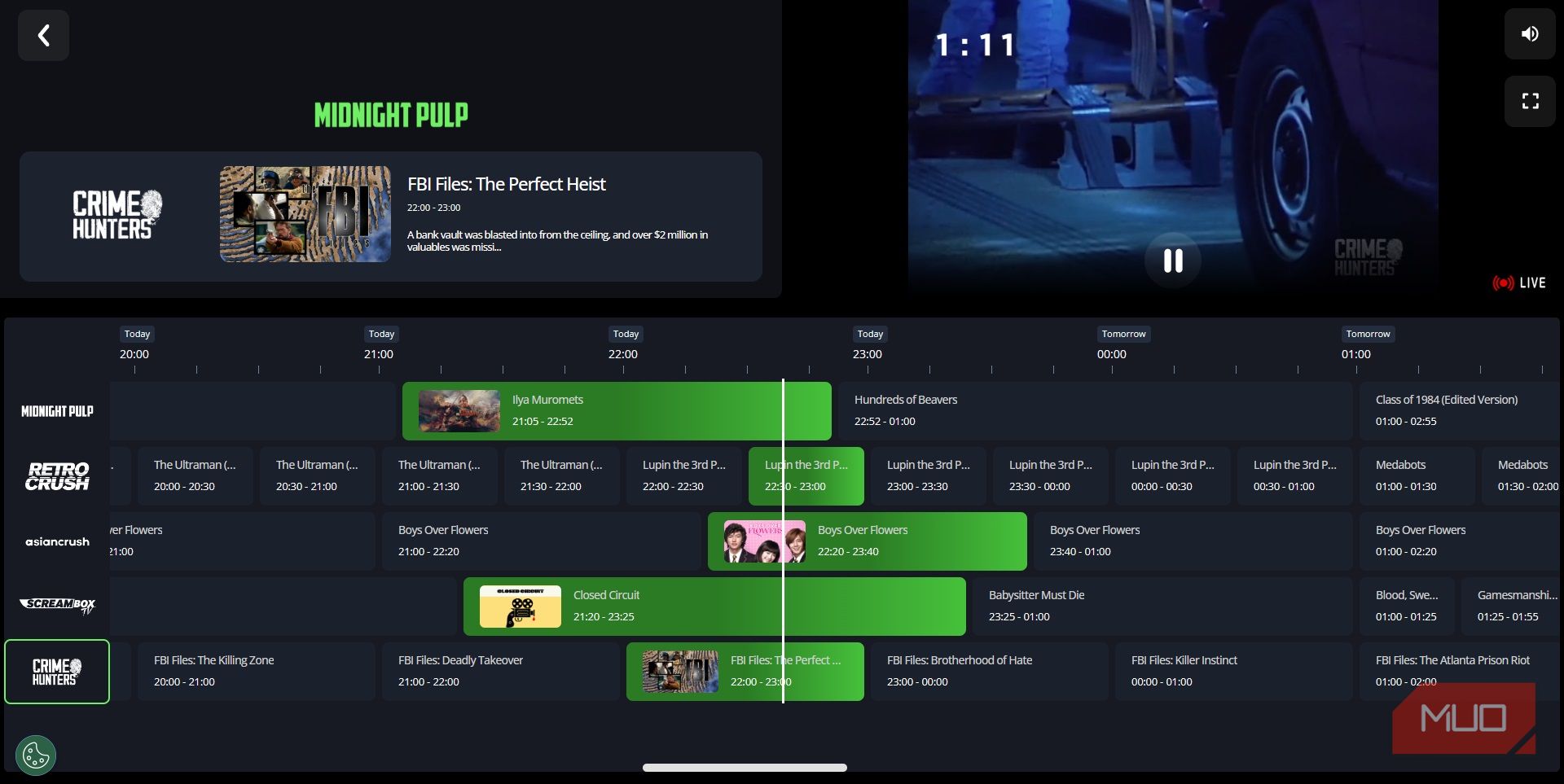 midnight pulp tv shows streaming