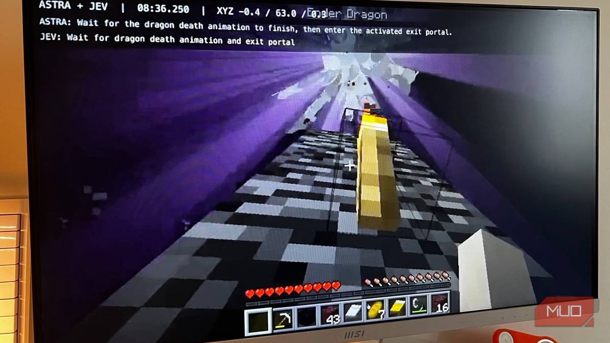 Связка нейросетей Astra и Jev победила Ender Dragon в Minecraft менее чем за 9 минут Игровой процесс Minecraft с использованием ИИ-агентов