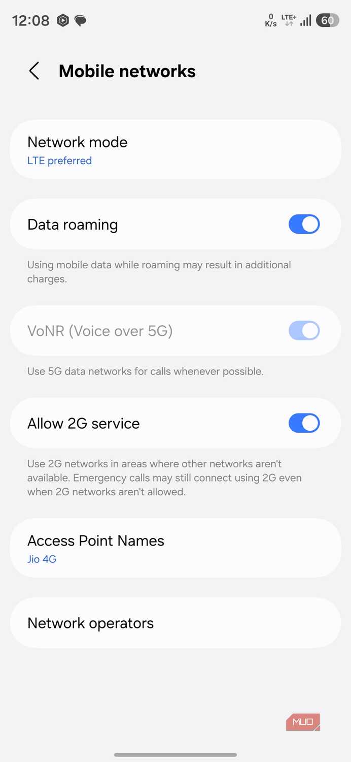 отключение 5G на Android — иллюстрация 4 к материалу отключение 5G на Android — иллюстрация 4 к материалу