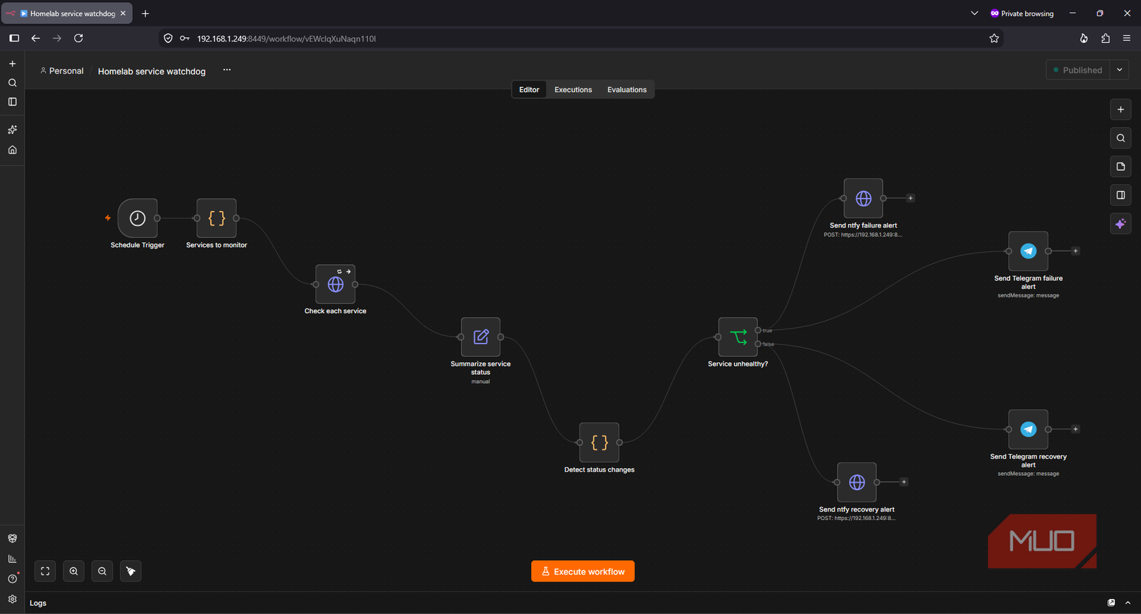 n8n watchdog finished build with all nodes visible