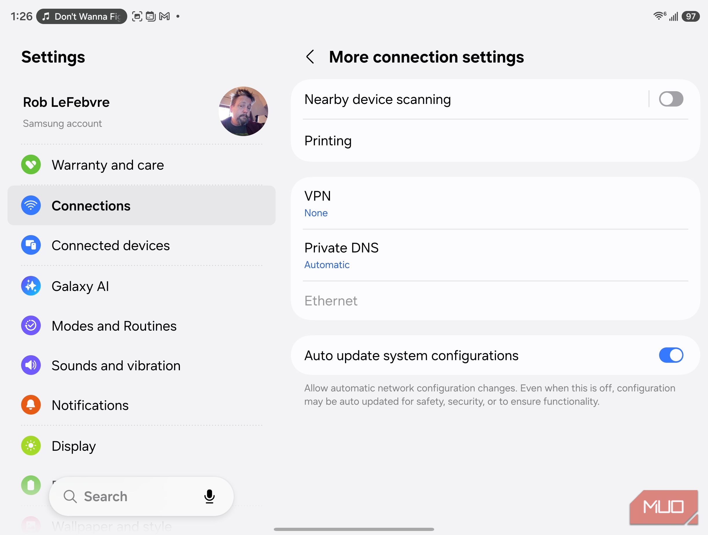 отключить сканирование Bluetooth — иллюстрация 5 к материалу