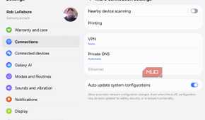 nearby device scanning off