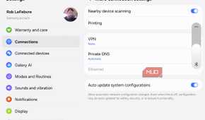 nearby device scanning on