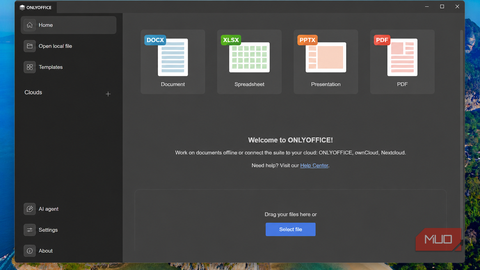 Почему я перешел с LibreOffice на ONLYOFFICE для работы с файлами Microsoft Office Главный экран ONLYOFFICE с выбором документов
