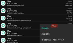 Opay connection domain PCApdroid options