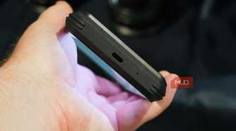 The Oukitel WP70 Ultra in the hand at IFA.