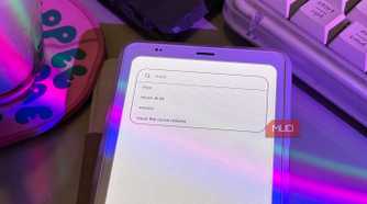 Palma 2 Pro showing EinkBro search suggestions after typing muo