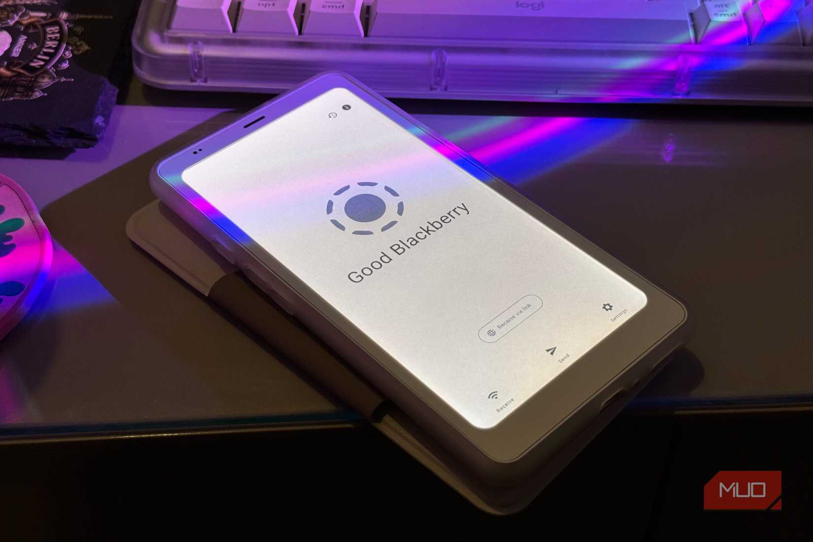 Palma 2 Pro showing the LocalSend app ready to send or receive files