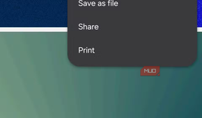 PDF reader app options menu open