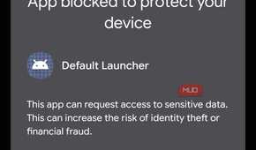 Play Protect blocking the APK
