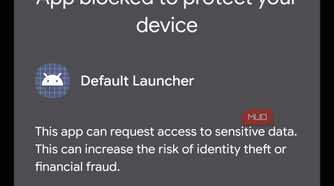 Play Protect blocking the APK