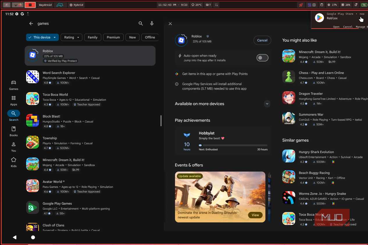 запускать Android-приложения на Linux — иллюстрация 4 к материалу запускать Android-приложения на Linux — иллюстрация 4 к материалу