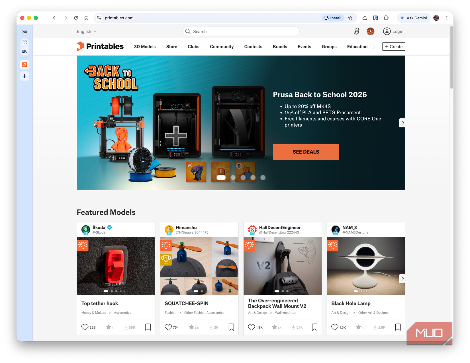 printables website