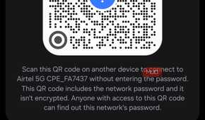 QR code to share Wi_Fi network