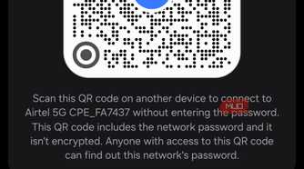 QR code to share Wi_Fi network