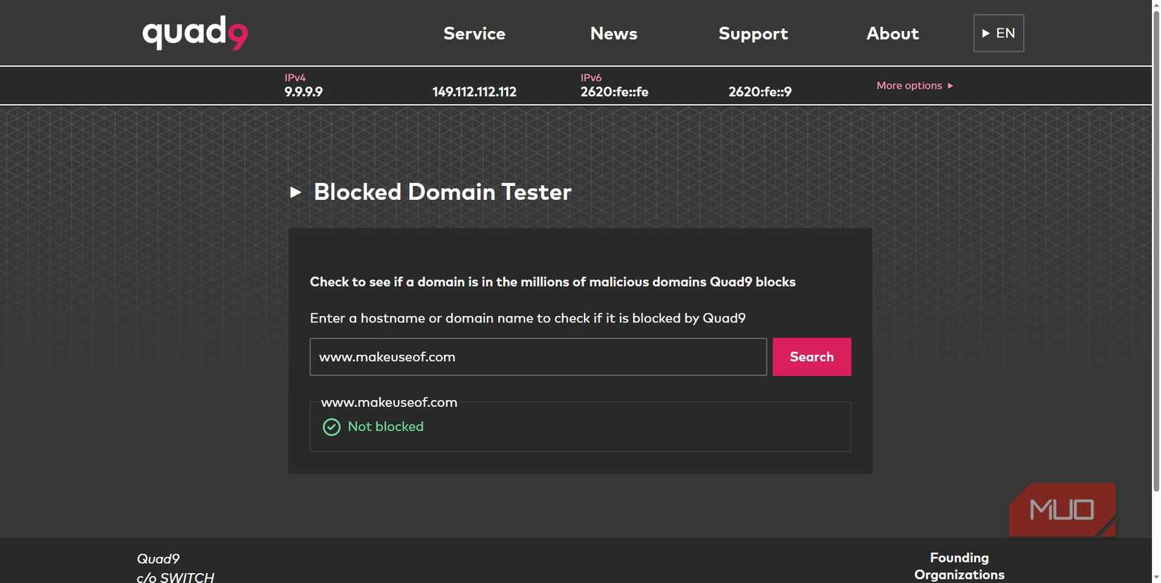 quad9 blocked domain tester.