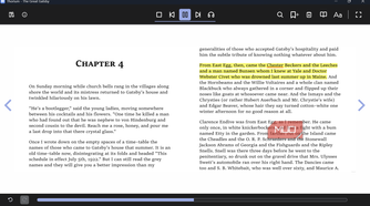 Reading ebook with highlighted text in Thorium Reader