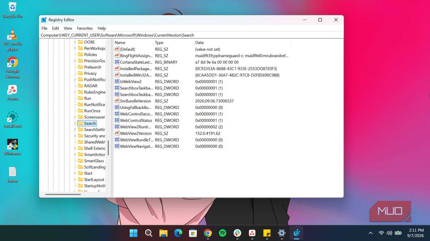 Новые параметры поиска в Windows 11 26H2 Обновленный интерфейс поиска в параметрах Windows 11