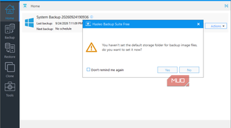 Restore image on Hasleo