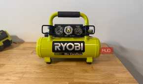 Ryobi 18V cordless portable air compressor front view