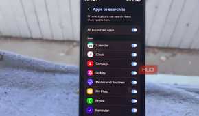 Samsung Galaxy S26 Ultra showing supported app for Finder