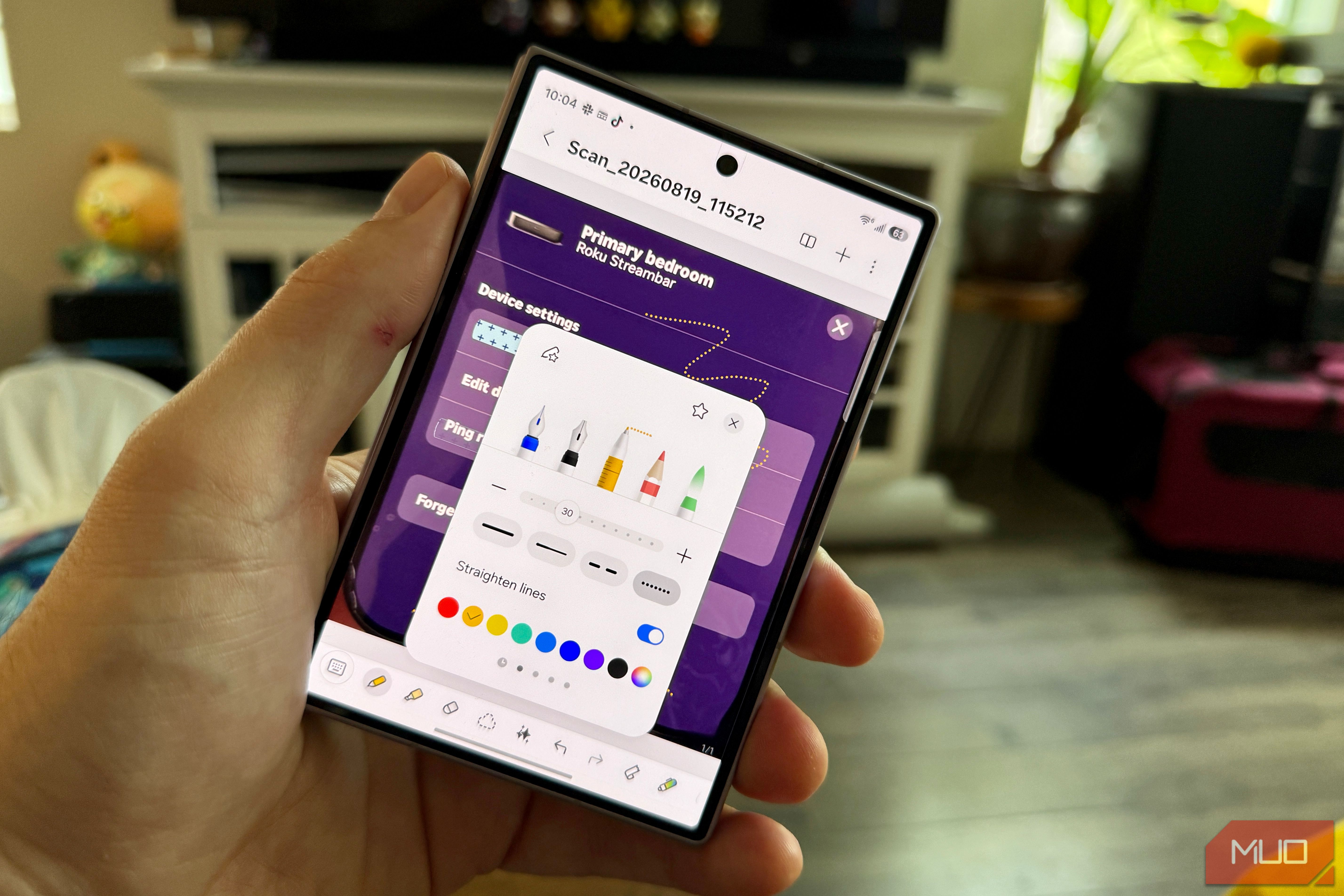 Samsung Notes' new AI features work just fine with your finger, and no stylus required