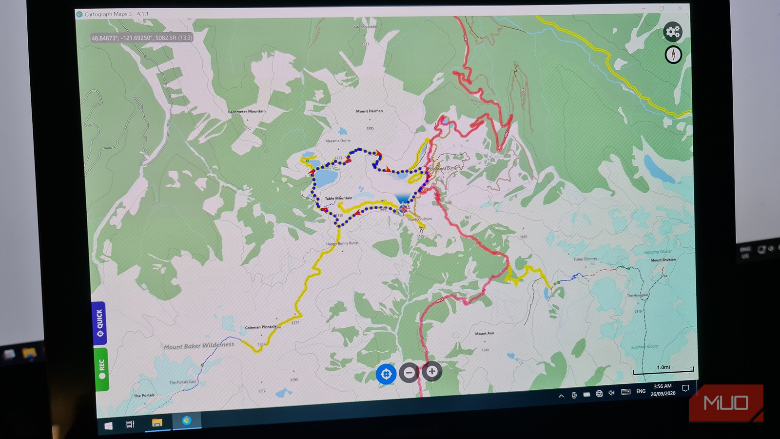 Samsung ProTab S с картами Cartograph