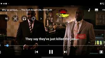 a screenshot of a movie running on mx player on vivo x300 pro