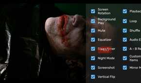 a screenshot of options on mx player on vivo x300 pro