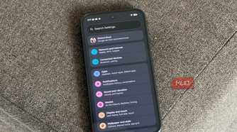 Settings app on the Google Pixel 11