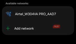 Smartphone Wi_Fi settings showing connected network