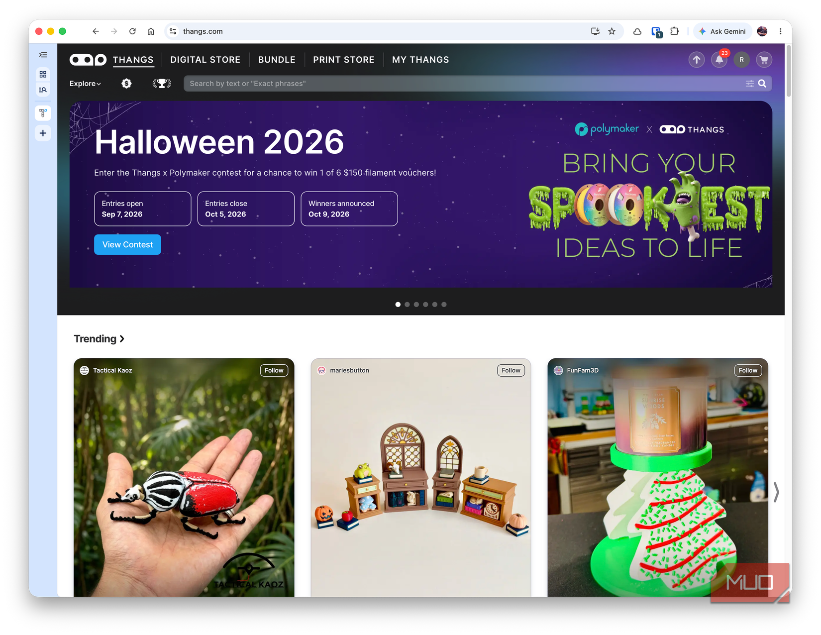 thangs website