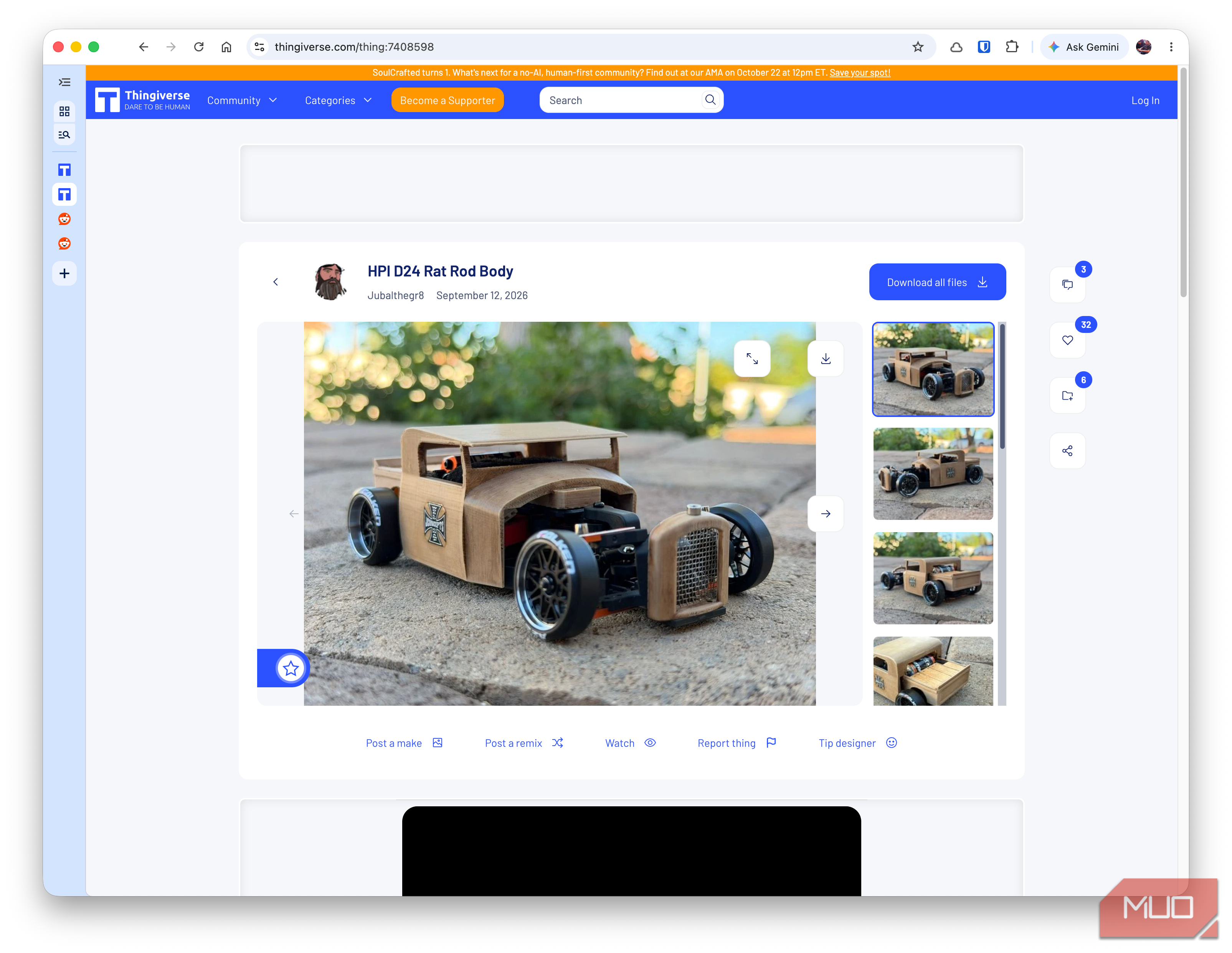 thingiverse car model