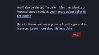 a screenshot showing the toggle for seeing caller and spam ID