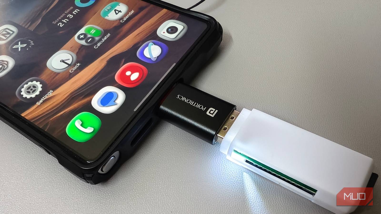 I still use microSD cards on my phone, even though it doesn't have a microSD slot