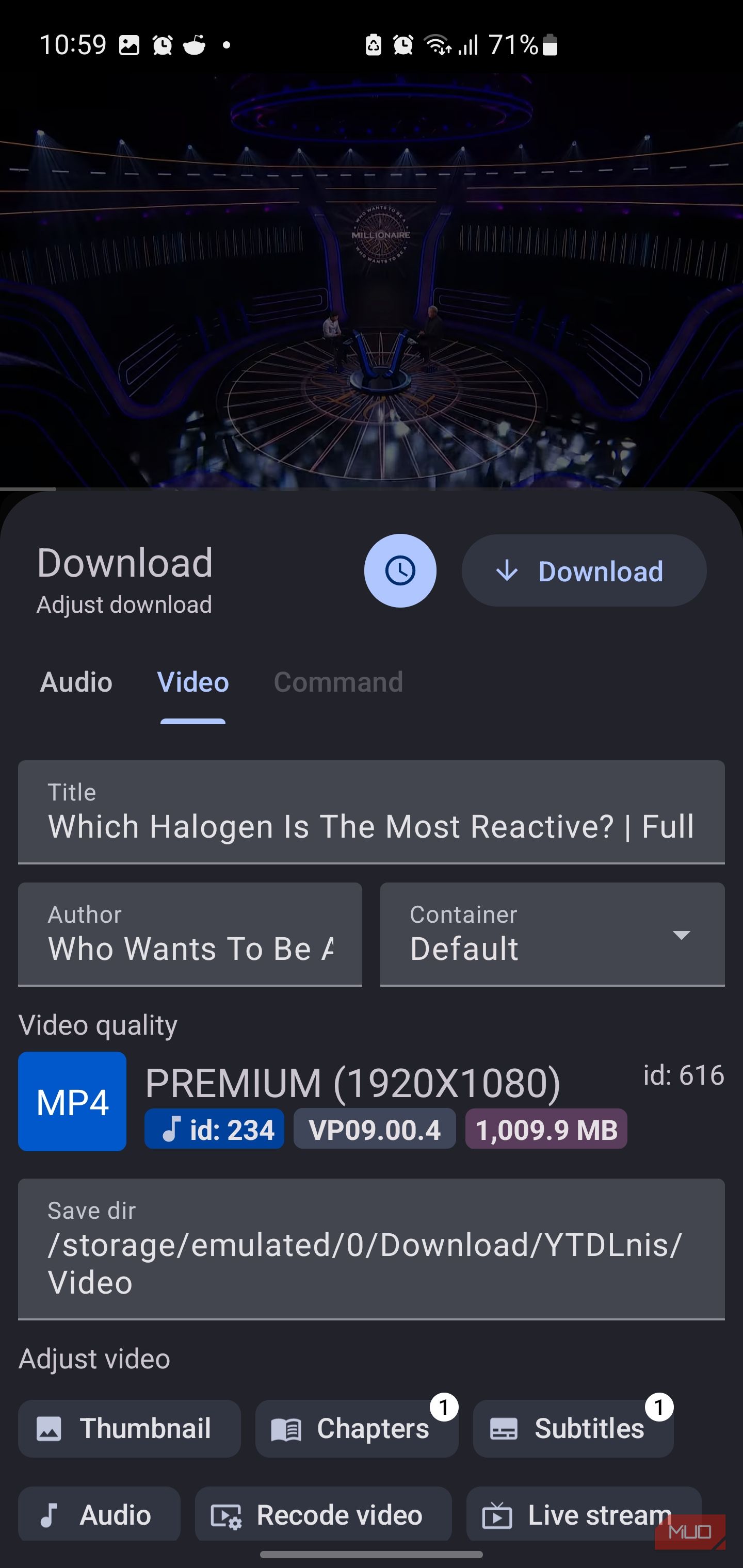 работа с yt-dlp на Android — иллюстрация 2 к материалу
