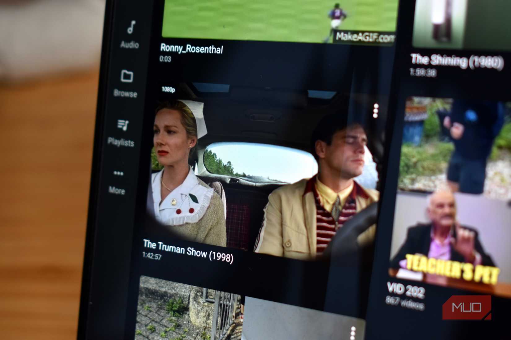 vlc media player the truman show movie thumbnail.