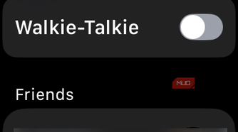 walkie talkie off