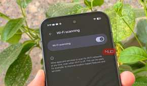 Wi-Fi scanning turned on Pixel 11